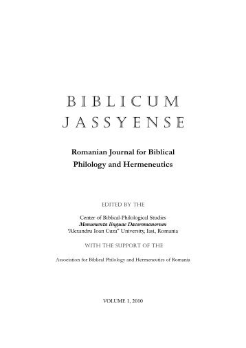 Biblicum Jassyense - ConsILR