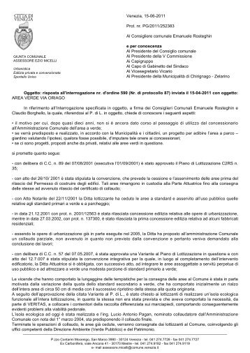 scarica documento in formato pdf - Consiglio comunale - Comune di ...