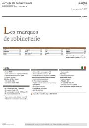 Les marques de robinetterie - Webert