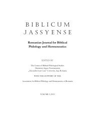 biblicumjassyense - ConsILR - Universitatea Alexandru Ioan Cuza