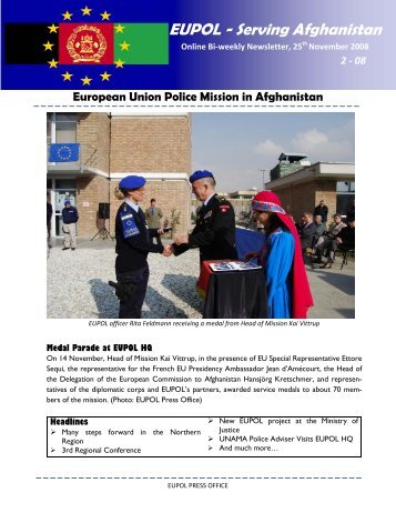 EUPOL - Serving Afghanistan