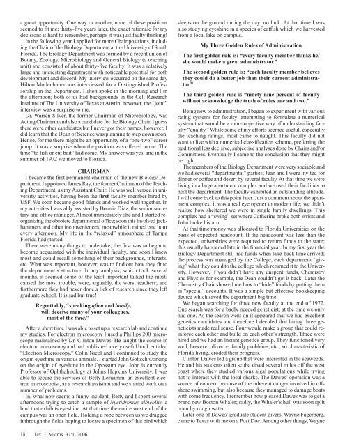 Texas Journal of Microscopy Texas Journal of Microscopy