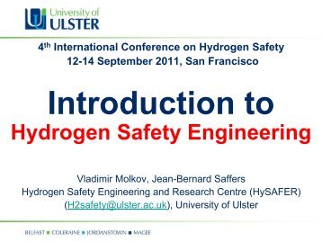introduction to hydrogen safety engineering