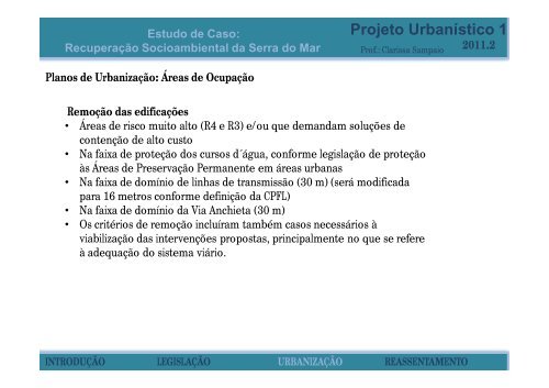 SERRA DO MAR - Arquitetura e Urbanismo