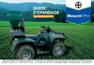 GUIDe D'éPANDAGe - Bayer-Agri