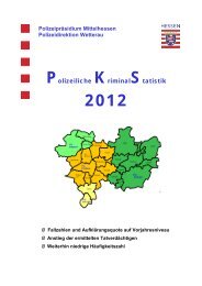 Polizeiliche KriminalStatistik 2012 - Frankfurter Neue Presse