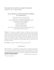 QUASI-NORMAL SCALE ELIMINATION THEORY OF TURBULENCE