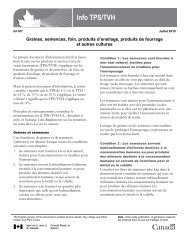 Info TPS/TVH - Agence du revenu du Canada