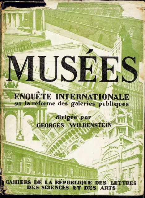 Léon Rosenthal, « De la réforme des musées d'art - Centre Georges ...