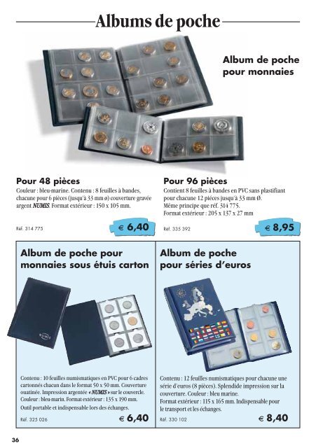 ACCESSOIRES POUR NUMISMATES