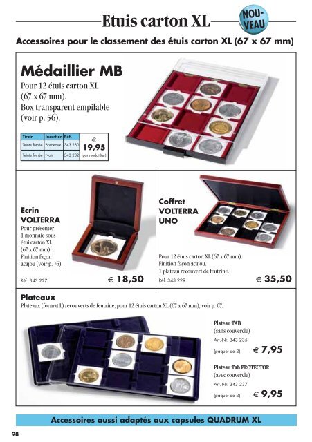 ACCESSOIRES POUR NUMISMATES