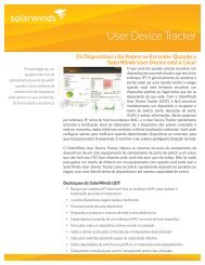 User Device Tracker - SolarWinds