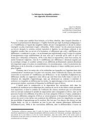 Texte intégral de la contribution de Jean-Yves Rochex (PDF - 164 Ko)