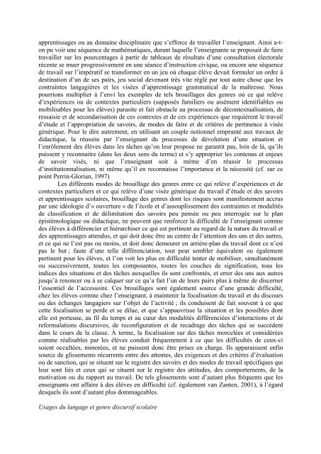 Texte intégral de la contribution de Jean-Yves Rochex (PDF - 164 Ko)