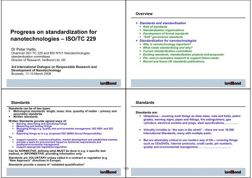 Nanotechnology - Nanotech Regulatory Document Archive - Arizona ...