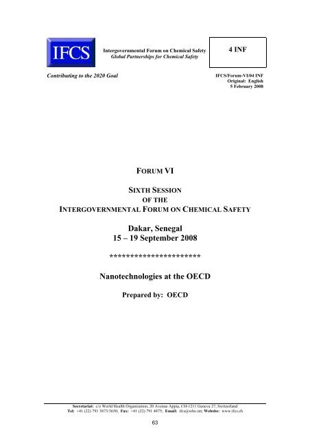 Nanotechnology - Nanotech Regulatory Document Archive - Arizona ...