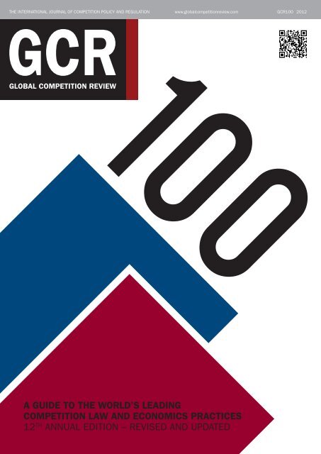 Rankings France - GCR 100 12th edition