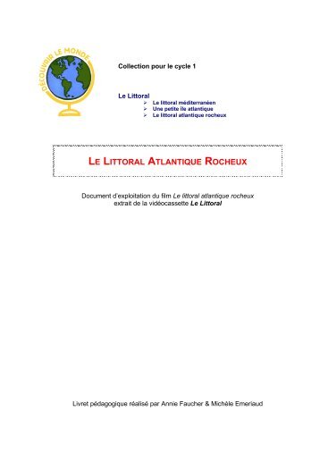 LE LITTORAL ATLANTIQUE ROCHEUX - CRDP des Pays de la Loire