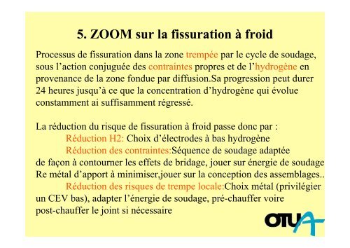 Le soudage appliqué à la construction des ponts métalliques - OTUA