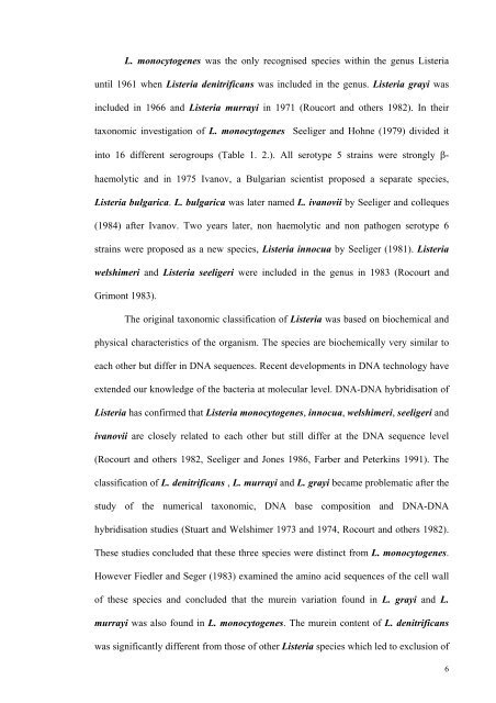 an epidemiological study of listeriosis in dairy cattle