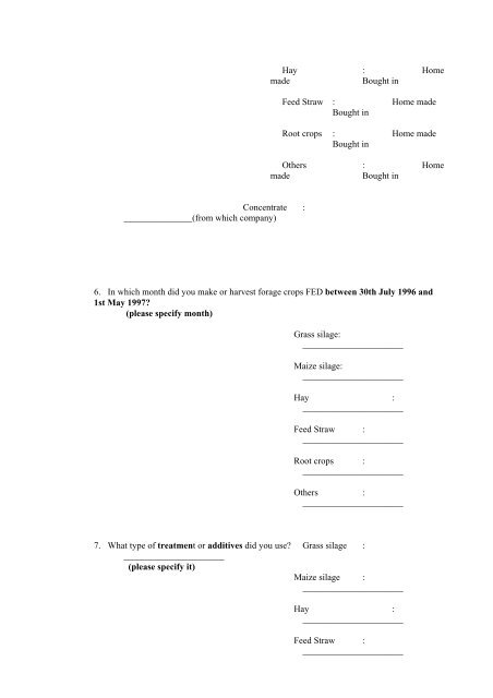 an epidemiological study of listeriosis in dairy cattle