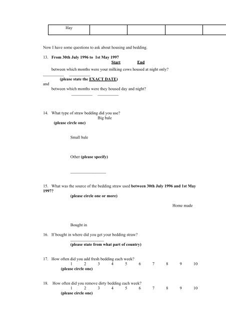 an epidemiological study of listeriosis in dairy cattle