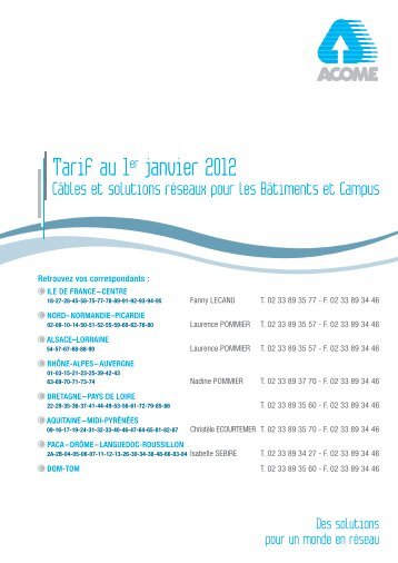 TARIF BSRB 01-2012 LISTING_bd.pdf - Acome