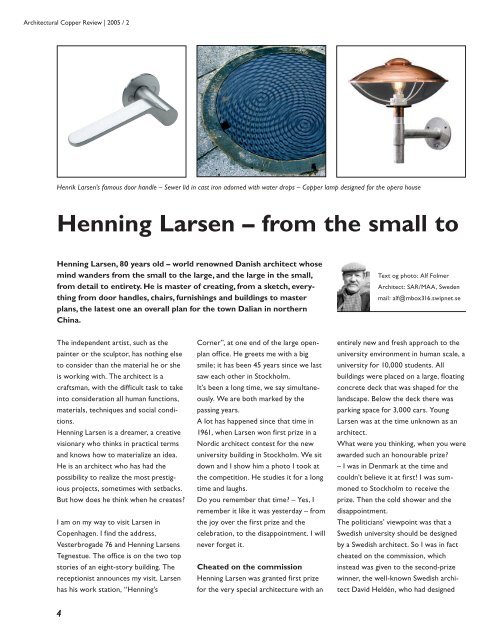 Henning Larsen - Copper Concept