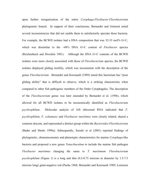 Flavobacterium psychrophilum, cause of ... - cop.eXtension.org