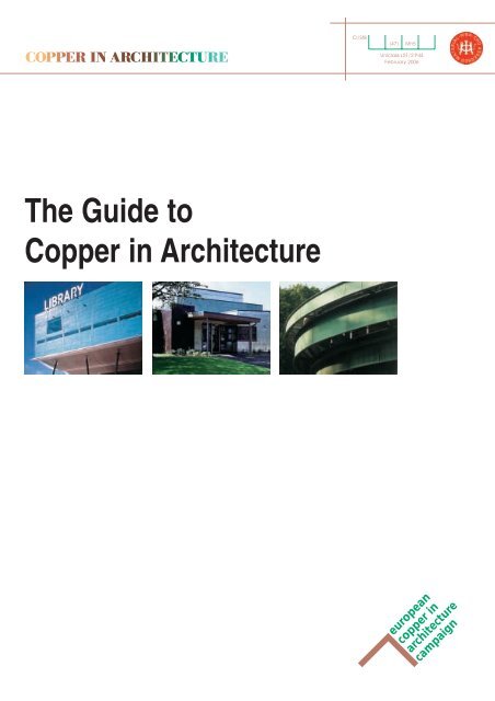 The Guide to Copper in Architecture - Copper Concept
