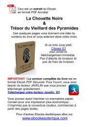 La Chouette Noire & Trésor du Vieillard des ... - eBook Esotérique