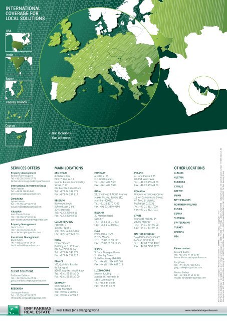 THE EUROPEAN LOGISTICS MARKET - BNP Paribas Real Estate