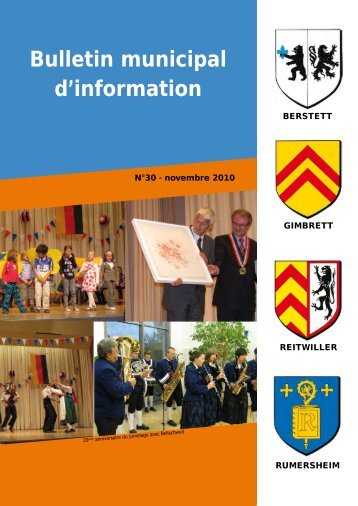 Bulletin municipal d'information - Berstett