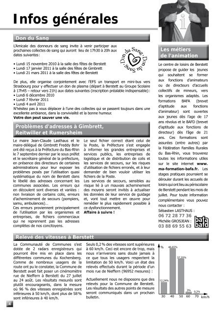 Bulletin municipal d'information - Berstett