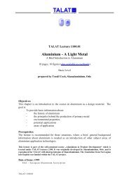 Aluminium - A Light Metal - CORE-Materials