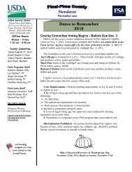 Newsletter Dates to Remember 2012 - USDA Farm Service Agency ...