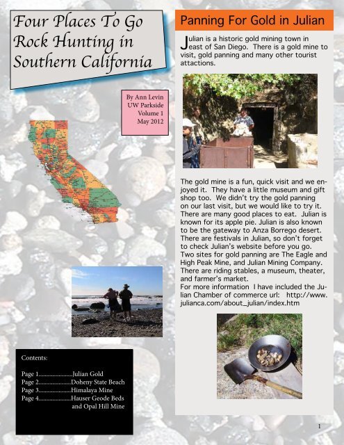 Four Places To Go Rock Hunting in Southern California