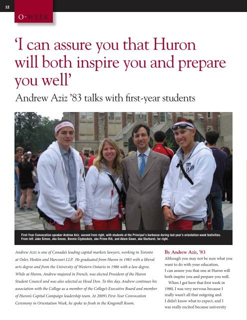 Ramona Lumpkin, PhD Principal, Huron University College 2001 ...