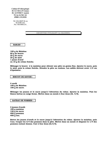 Recettes Utilisant La Maizena Pdf Pdf Docvadis Recettes Utilisant La Maizena Pdf Pdf Docvadis