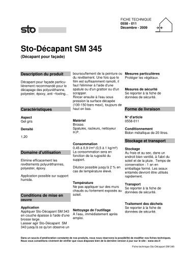 Sto-Décapant SM 345