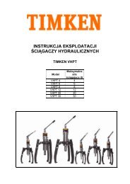 INSTRUKCJA EKSPLOATACJI ŚCIĄGACZY HYDRAULICZNYCH