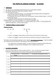 Nomenclature des alcanes