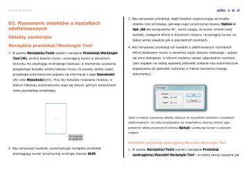 02. Rysowanie obiektów o kształtach zdefiniowanych - grafika