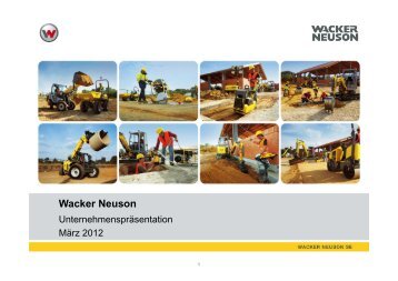 Produktions - Wacker Neuson SE