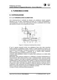 Introduzione alle turbomacchine - Corsi di Laurea a Distanza ...