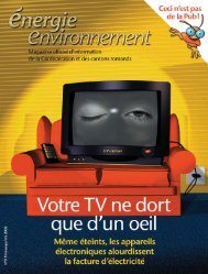 télécharger le magazine (1,6 Mo, pdf) - Energie-environnement.ch