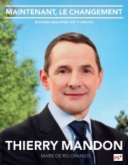 Téléchargez le programme - Thierry Mandon