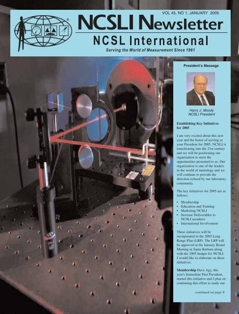 VOL 45, NO 1, JANUARY 2005 - NCSL International