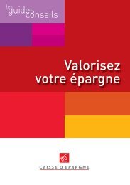 Téléchargez le guide - Caisse d'Epargne