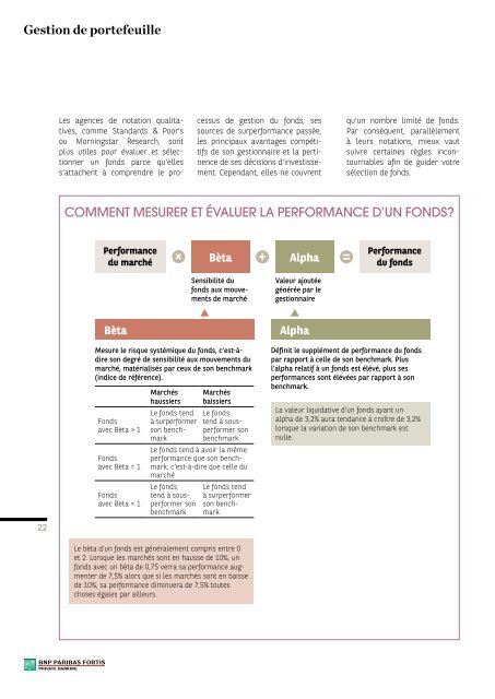 actions et obligations financières sous la loupe - BNP Paribas Fortis